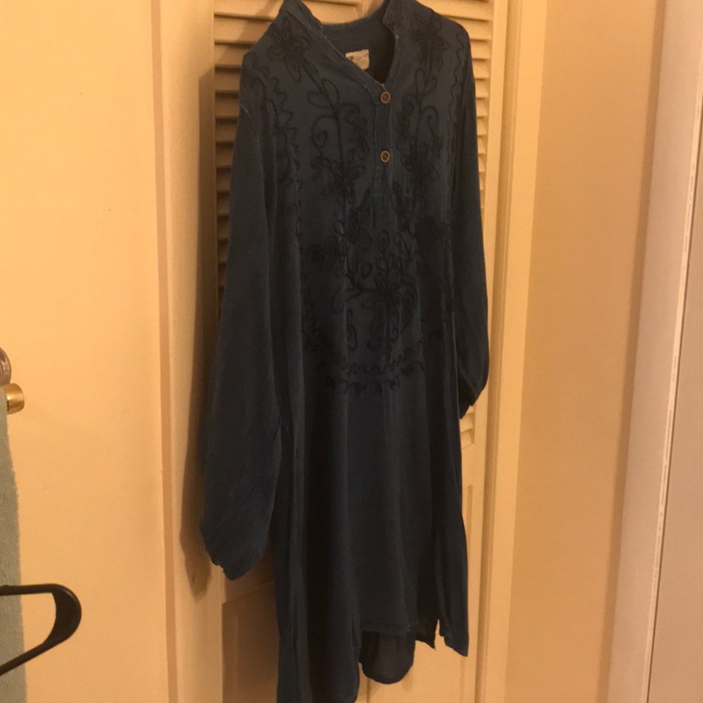 Medium chambray denim dress